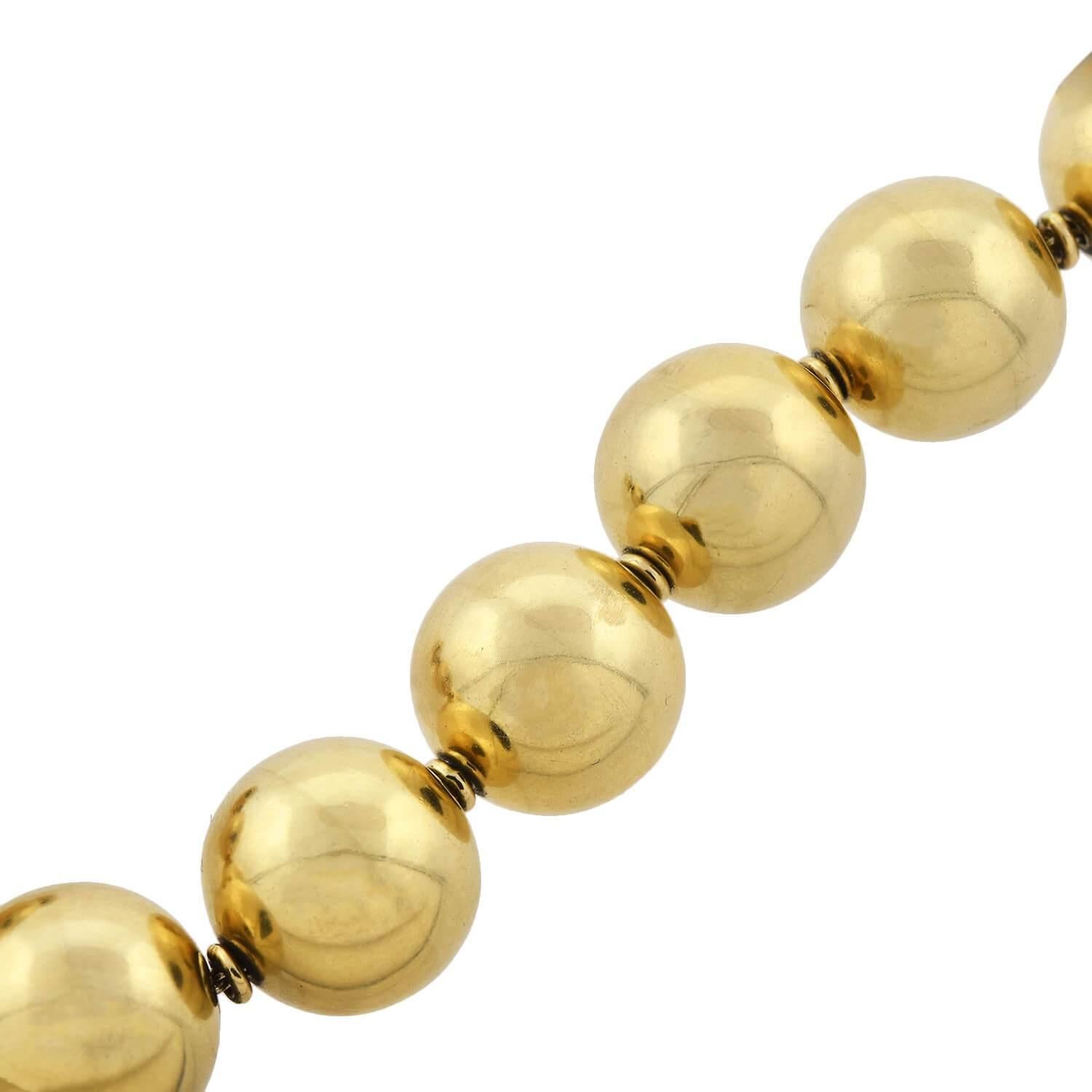 gold ball bracelets