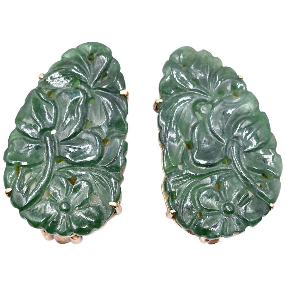 Vintage French Baroque Filigree Lucite Loop Earrings Attributed to Inna ...