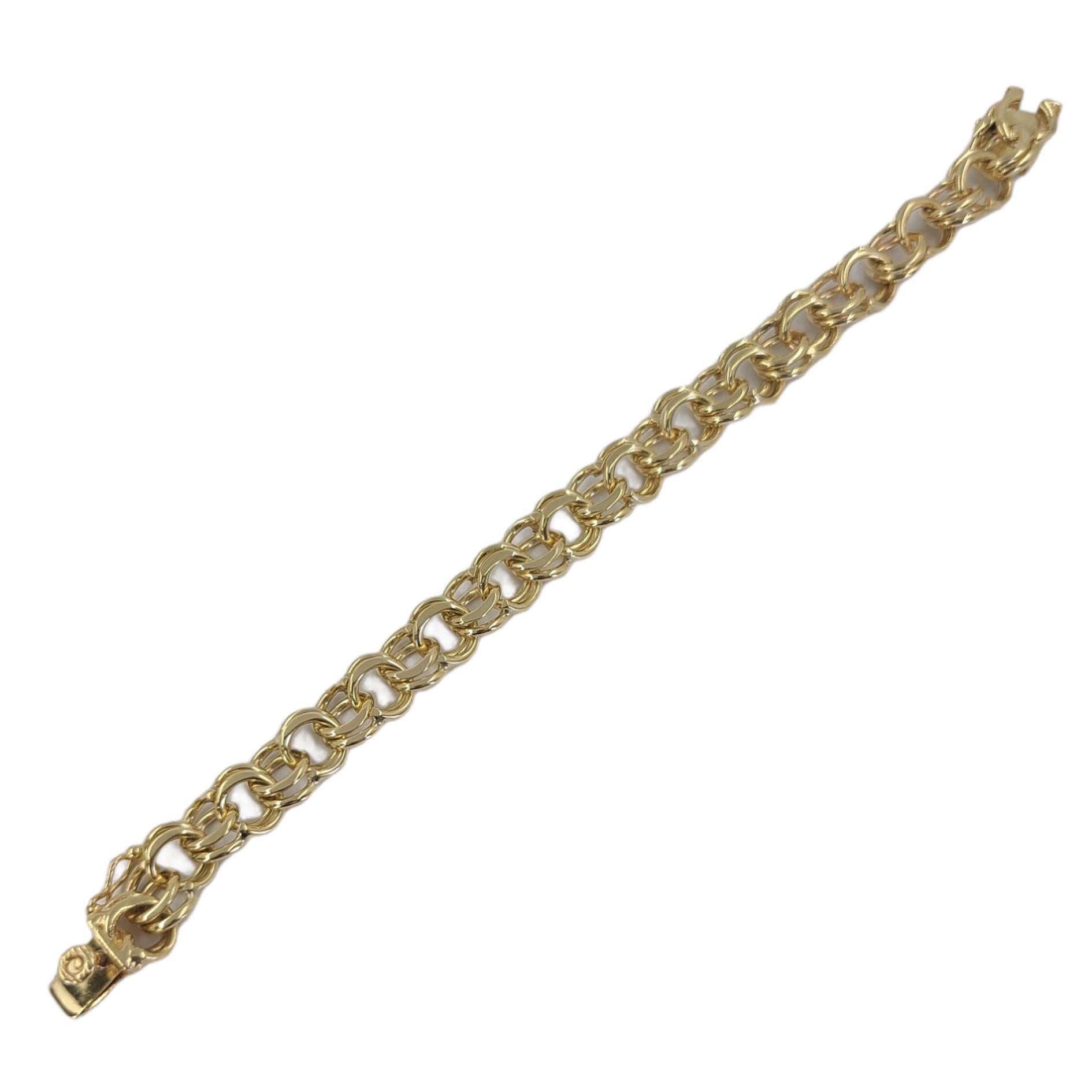 14 karat gold charm bracelets
