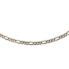 Vintage 14 Karat Yellow Gold Figaro Chain Necklace #15352