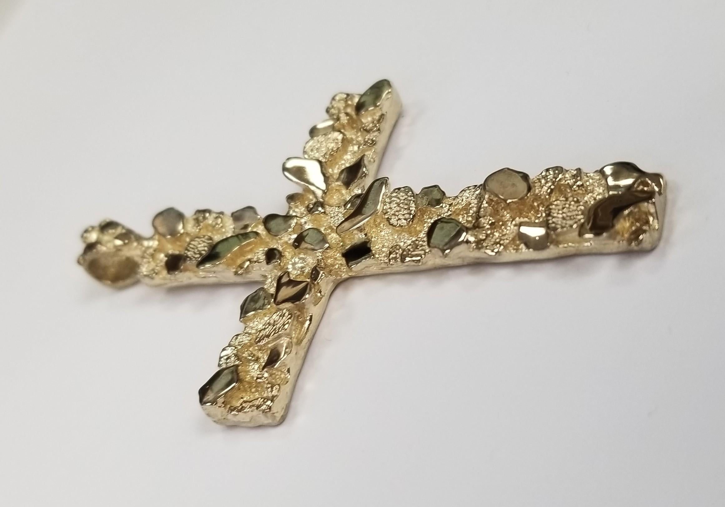 Vintage 14 Karat Yellow Gold Large 