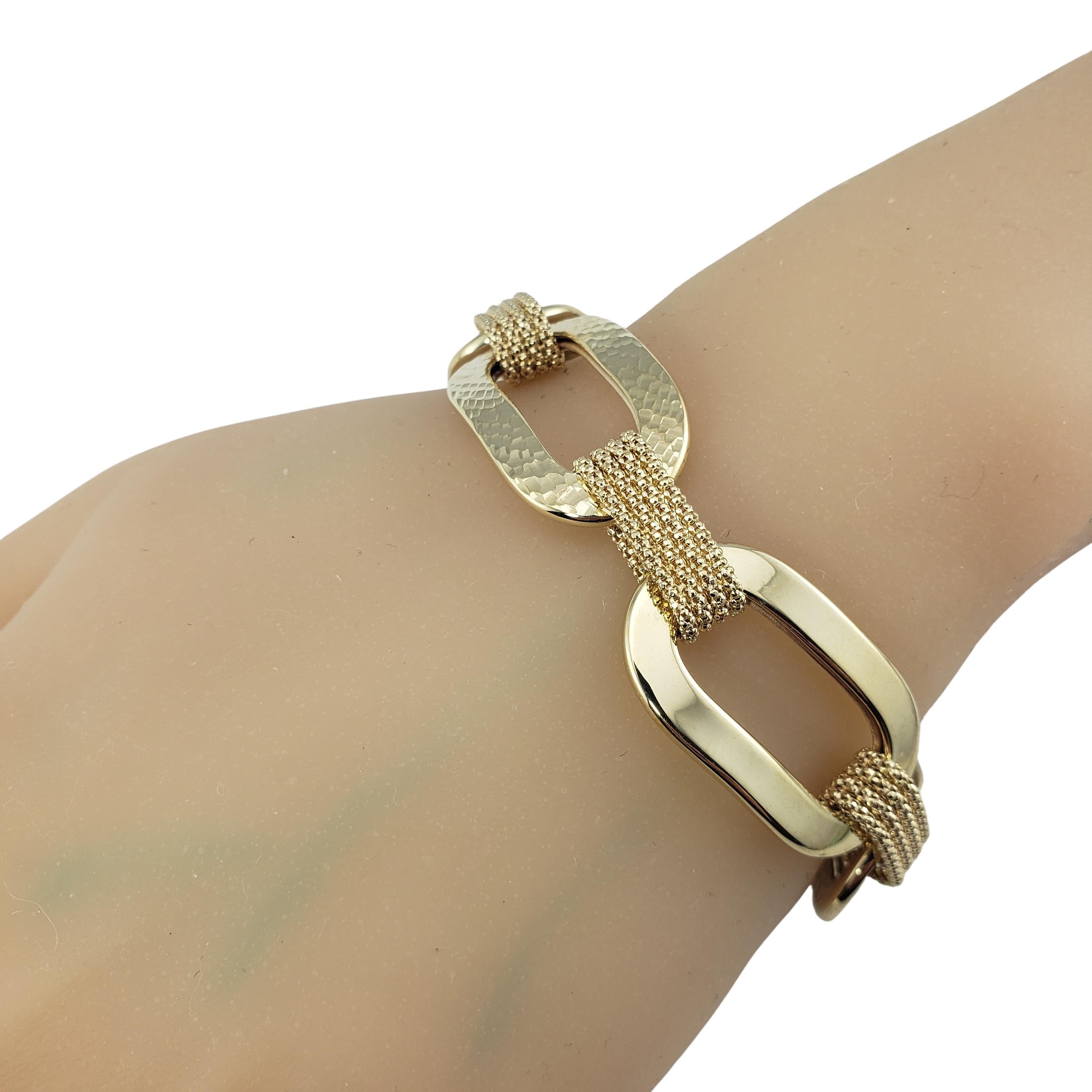14 Karat Yellow Gold Link Bracelet 4