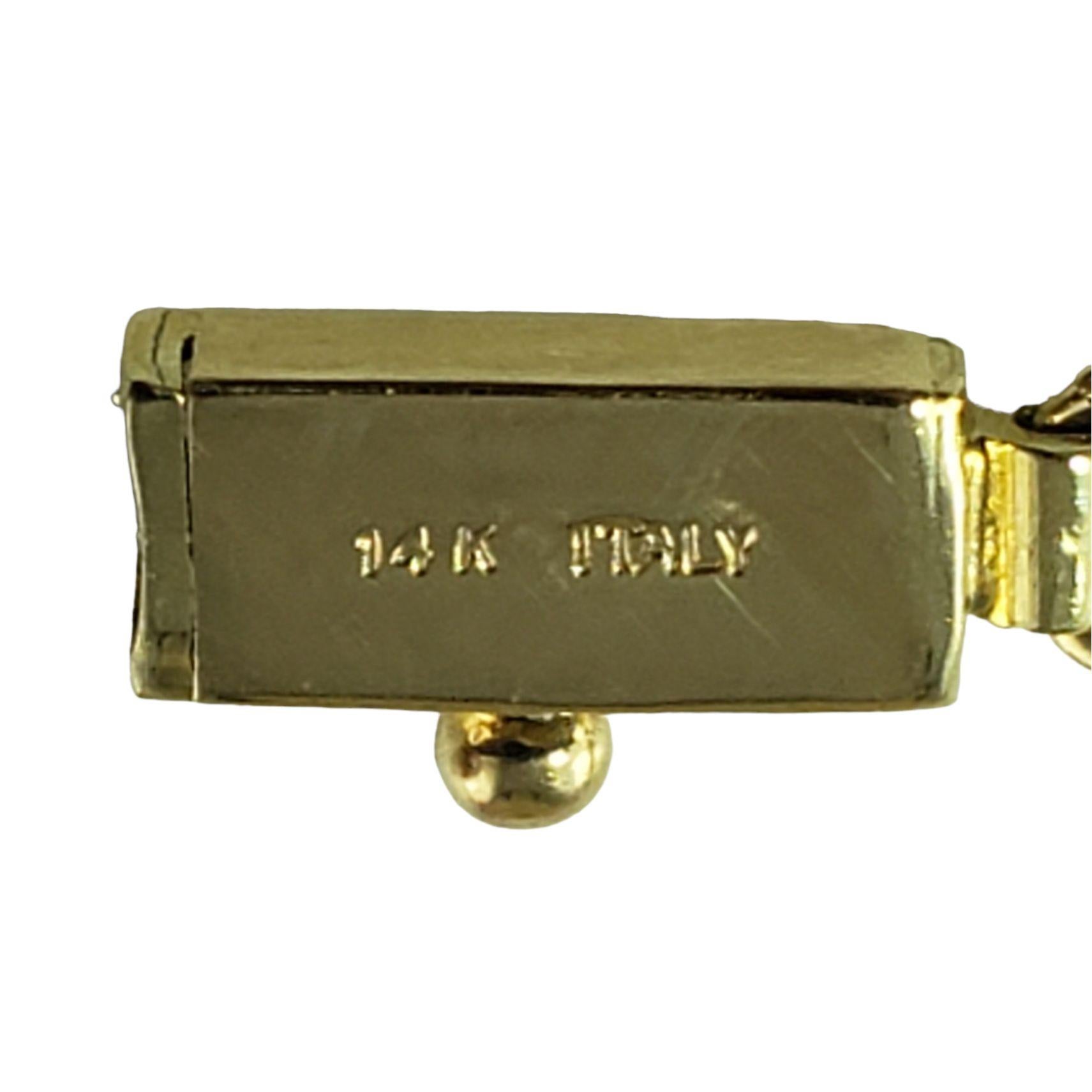 Vintage 14 Karat Yellow Gold Natural Cabochon Ruby, Sapphire Emerald Bracelet For Sale 4