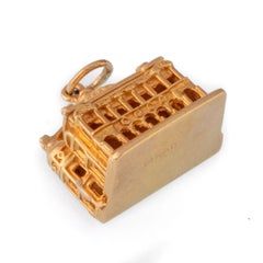Vintage 14 Karat Yellow Gold Paris Opera House Charm