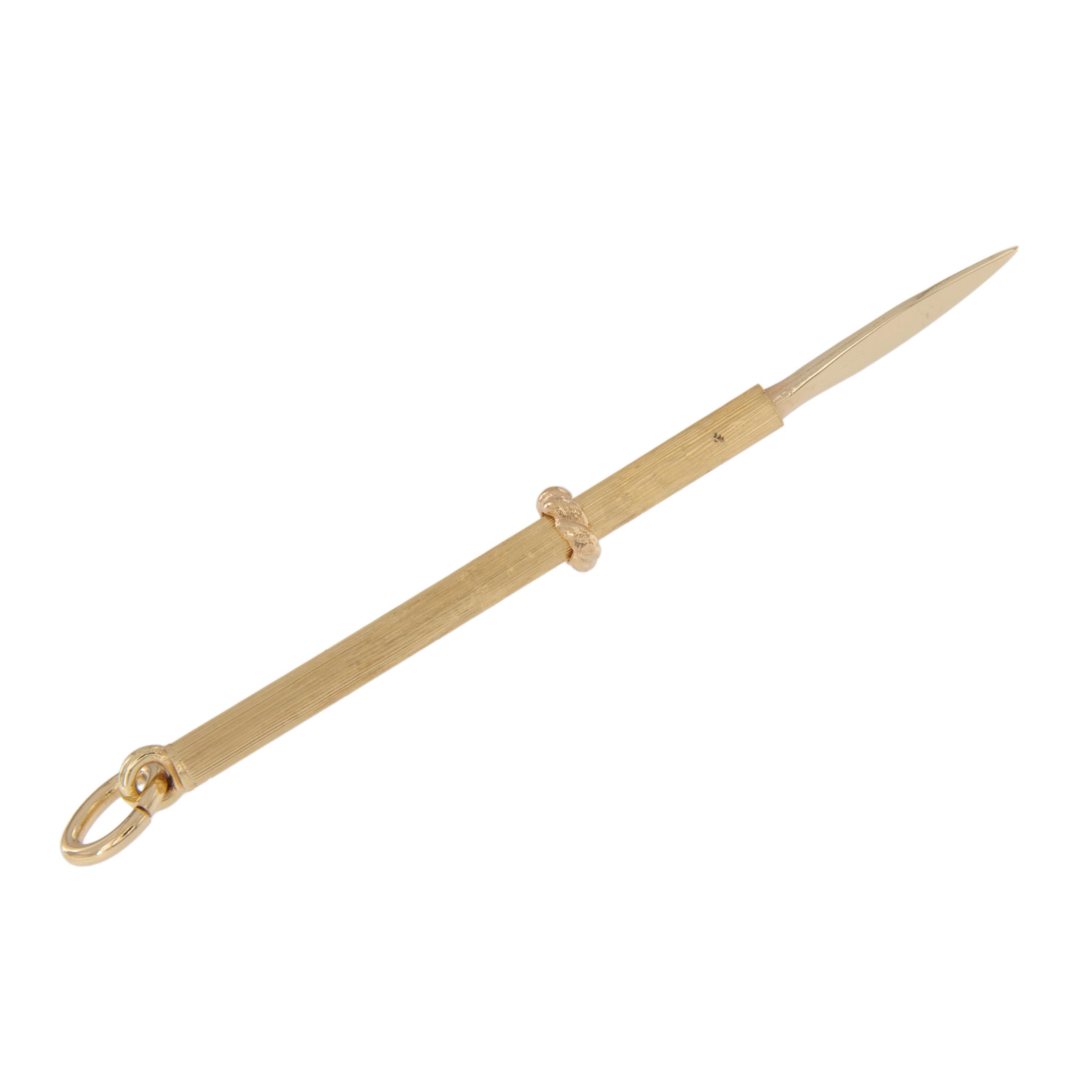 14k gold toothpick