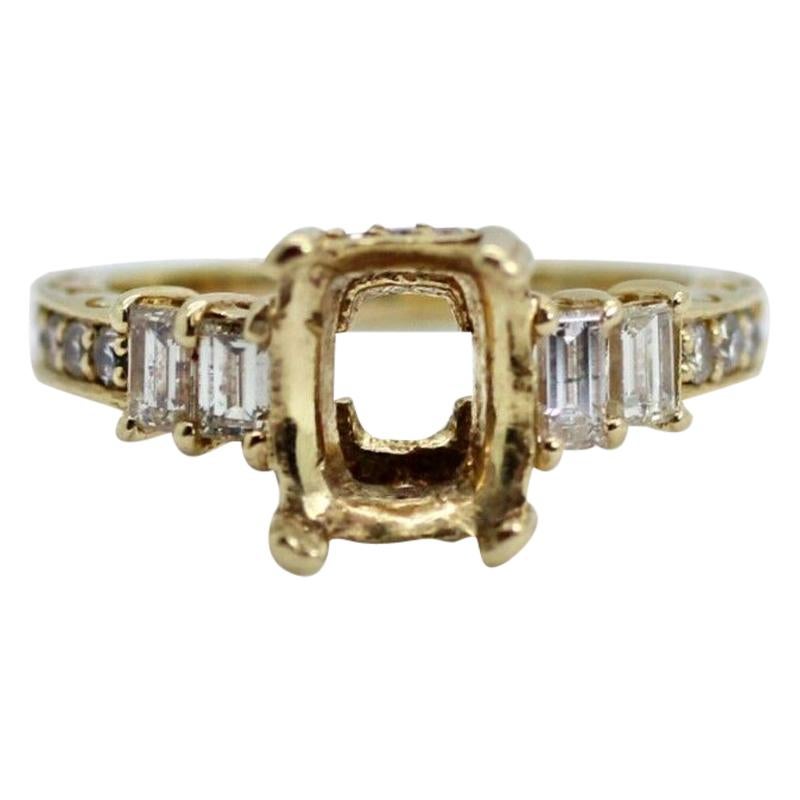 Vintage 14 Karat Yellow Gold Ring with Approximately 0.45 Carat Total Weight