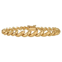 Bracciale vintage in oro giallo 14 carati in stile San Marco