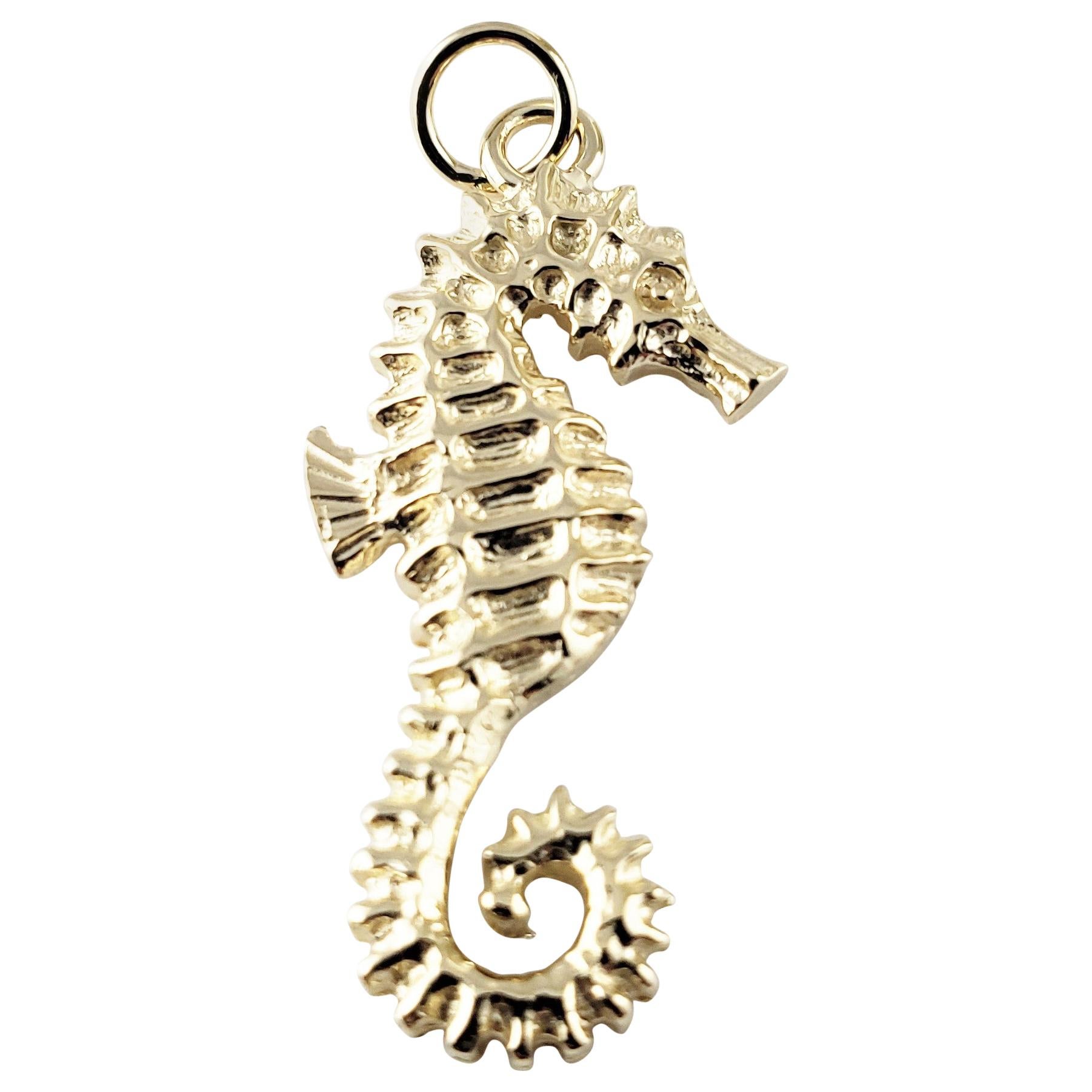 Sterling silver Sea Horse vintage charm # 1824
