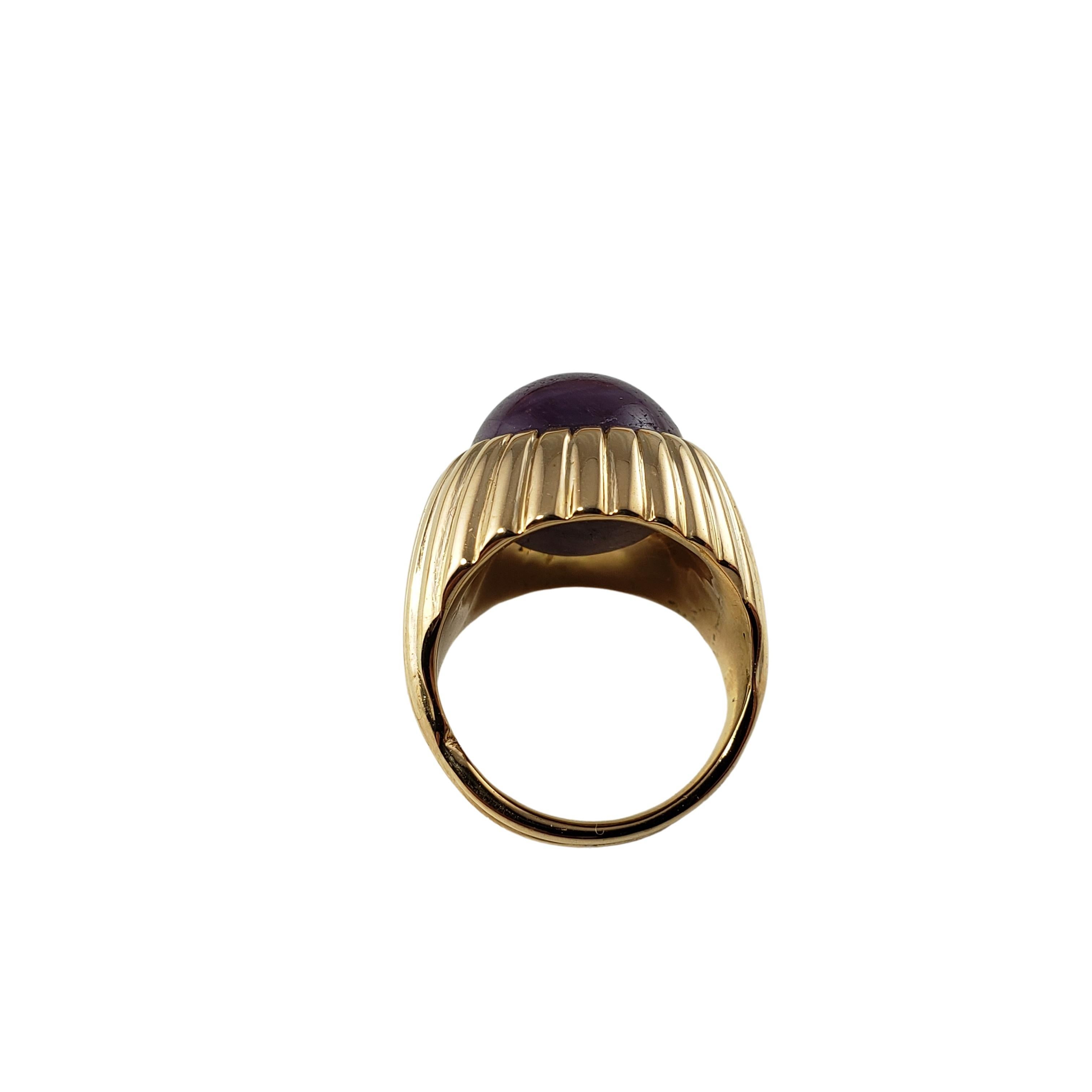 De las mujeres Anillo de rubí estrella de oro amarillo de 14 quilates en venta