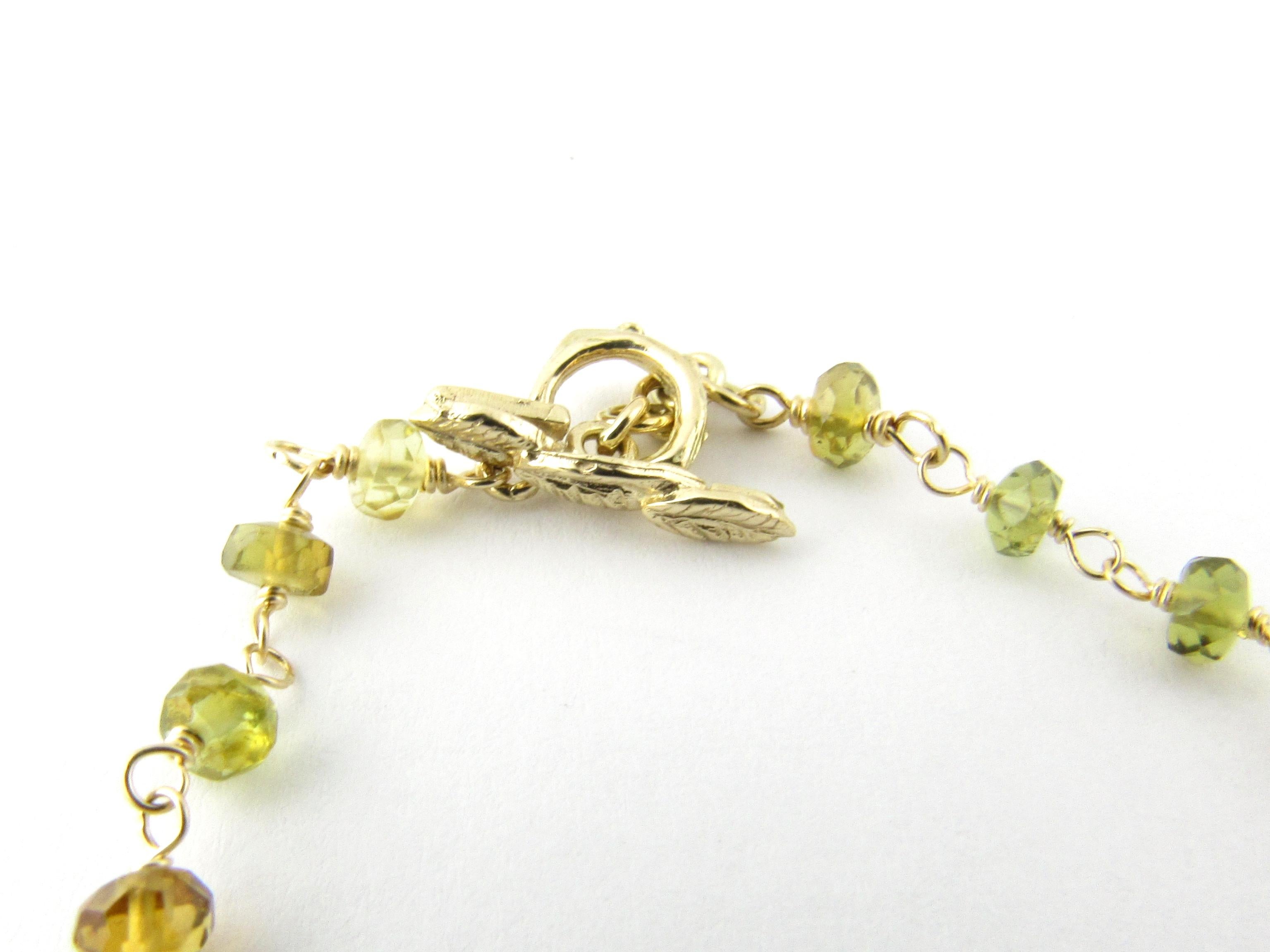 Women's Vintage 14 Karat Yellow Gold Talisman Necklace #2566 For Sale