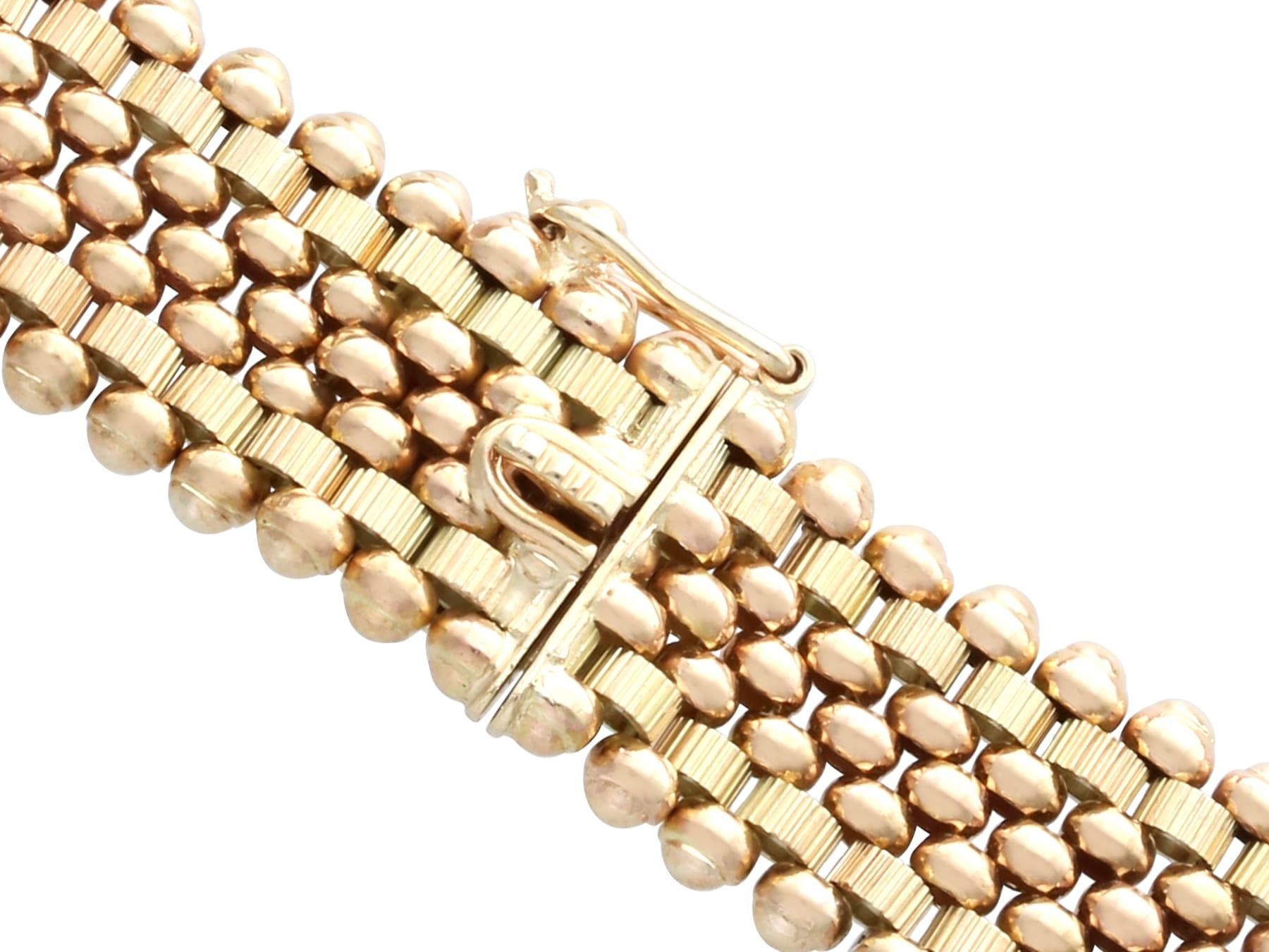 Halskette aus 10 Karat Gelbgold mit 1,45 Karat Rubin und Perle, 1961 im Angebot 2