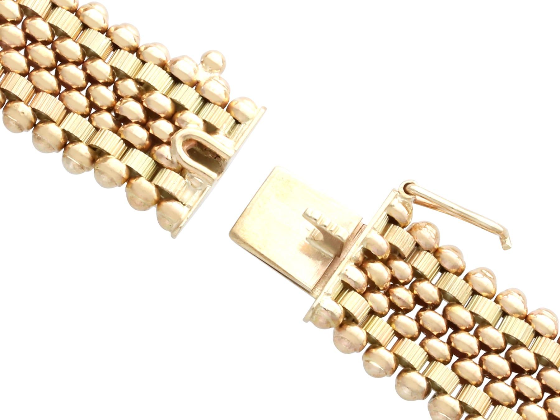 Halskette aus 10 Karat Gelbgold mit 1,45 Karat Rubin und Perle, 1961 im Angebot 3