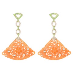 Diamond Dangle Earrings