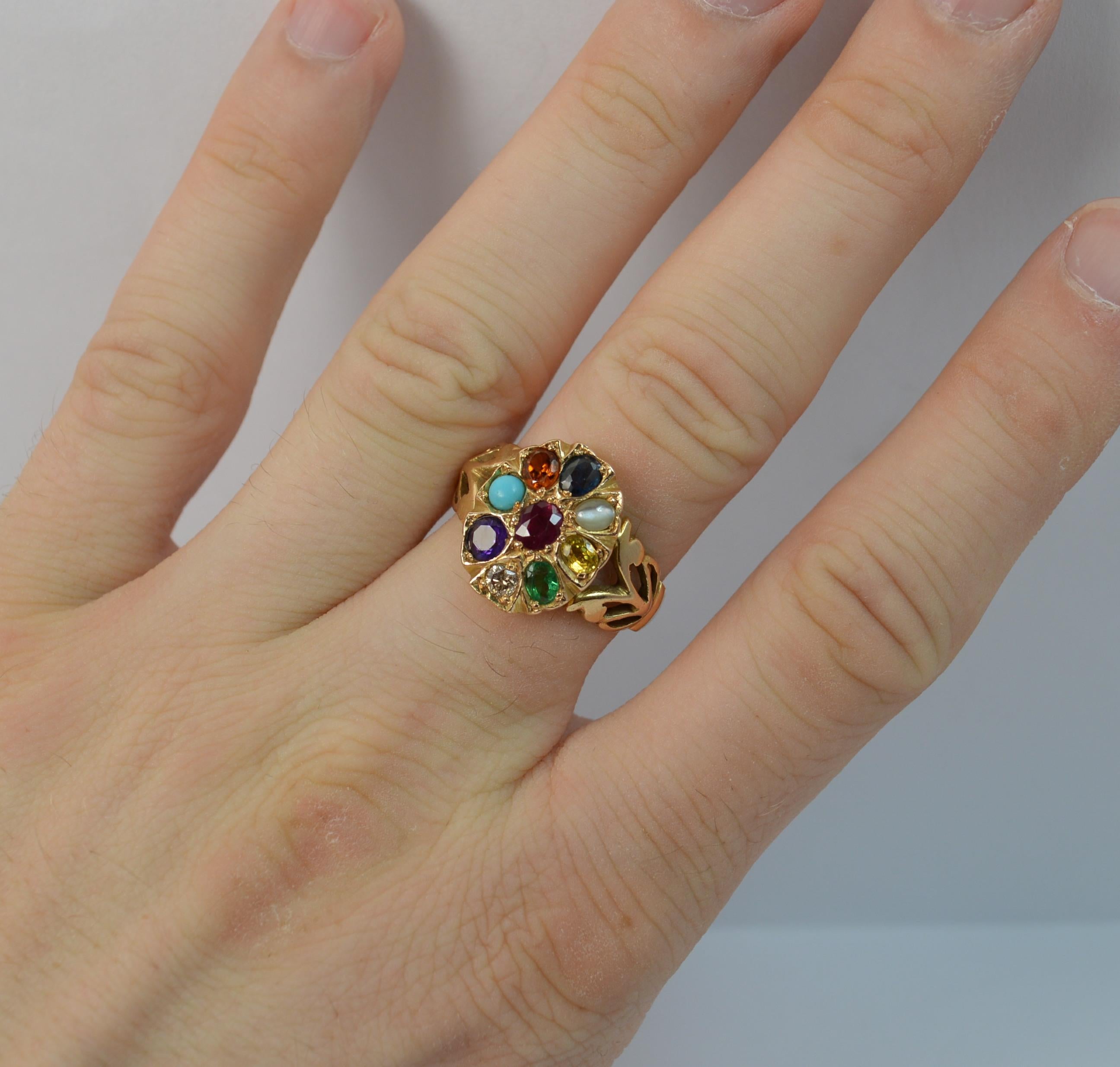 antique navaratna ring