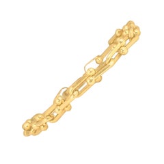 Bracciale vintage A Link, oro giallo, 14K