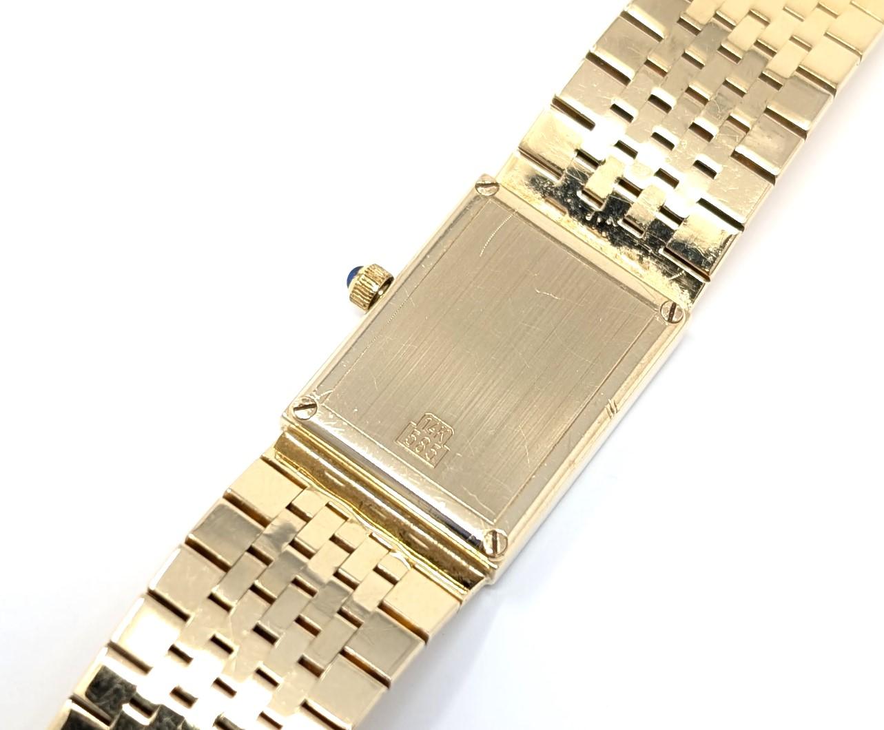 Vintage 14k Cyma Ladies Watch Diamonds 585 Italy Solid Yellow Gold Swiss Quartz 1