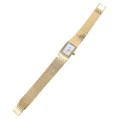 Vintage 14k Cyma Ladies Watch Diamonds 585 Italy Solid Yellow Gold Swiss Quartz