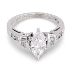 Vintage 14k Diamond Engagement Ring .80ct