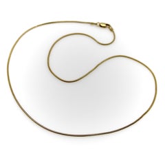 Vintage 14k Gold 16.25” Snake Chain