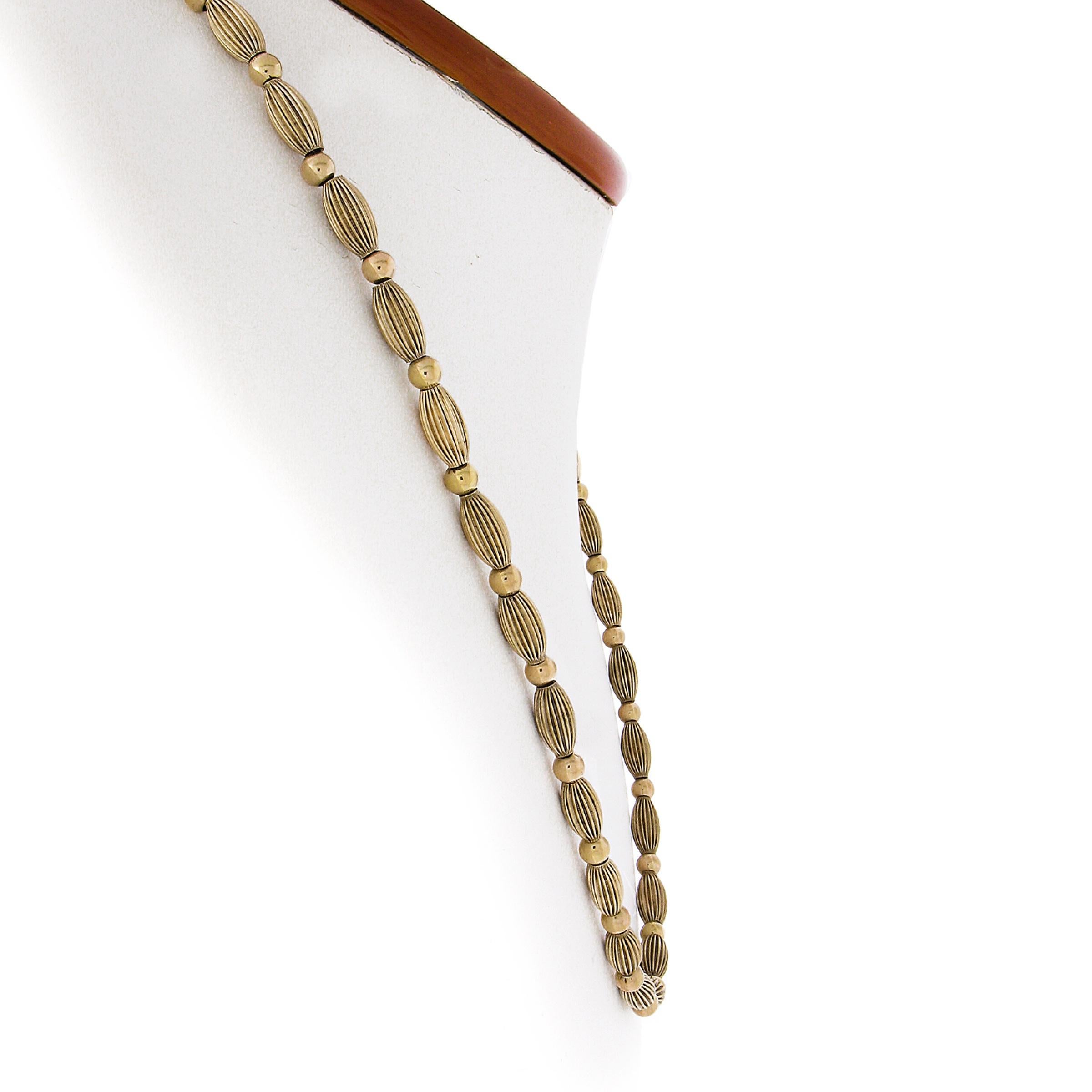 Collana vintage in oro 14k da 18