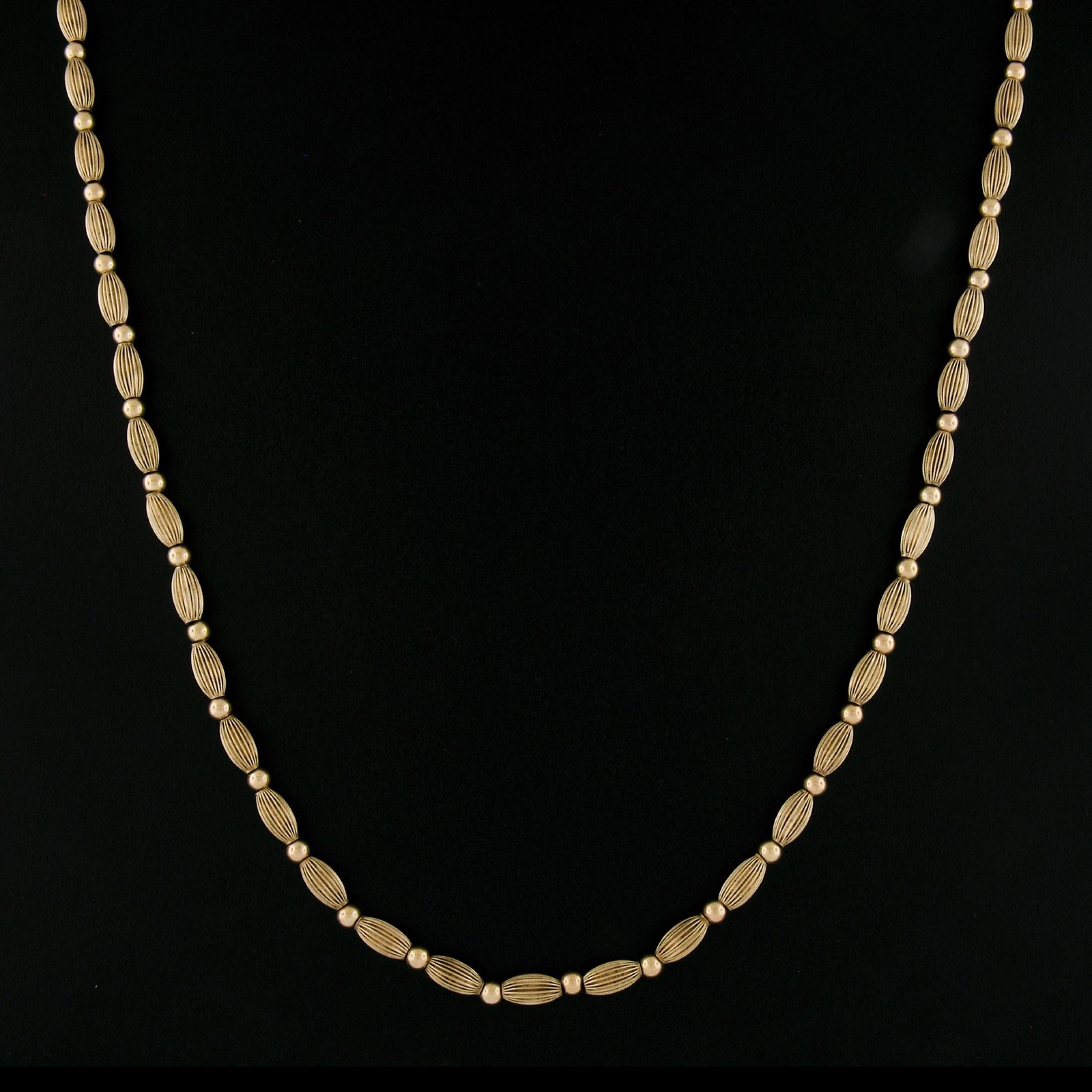 Collana vintage in oro 14k da 18