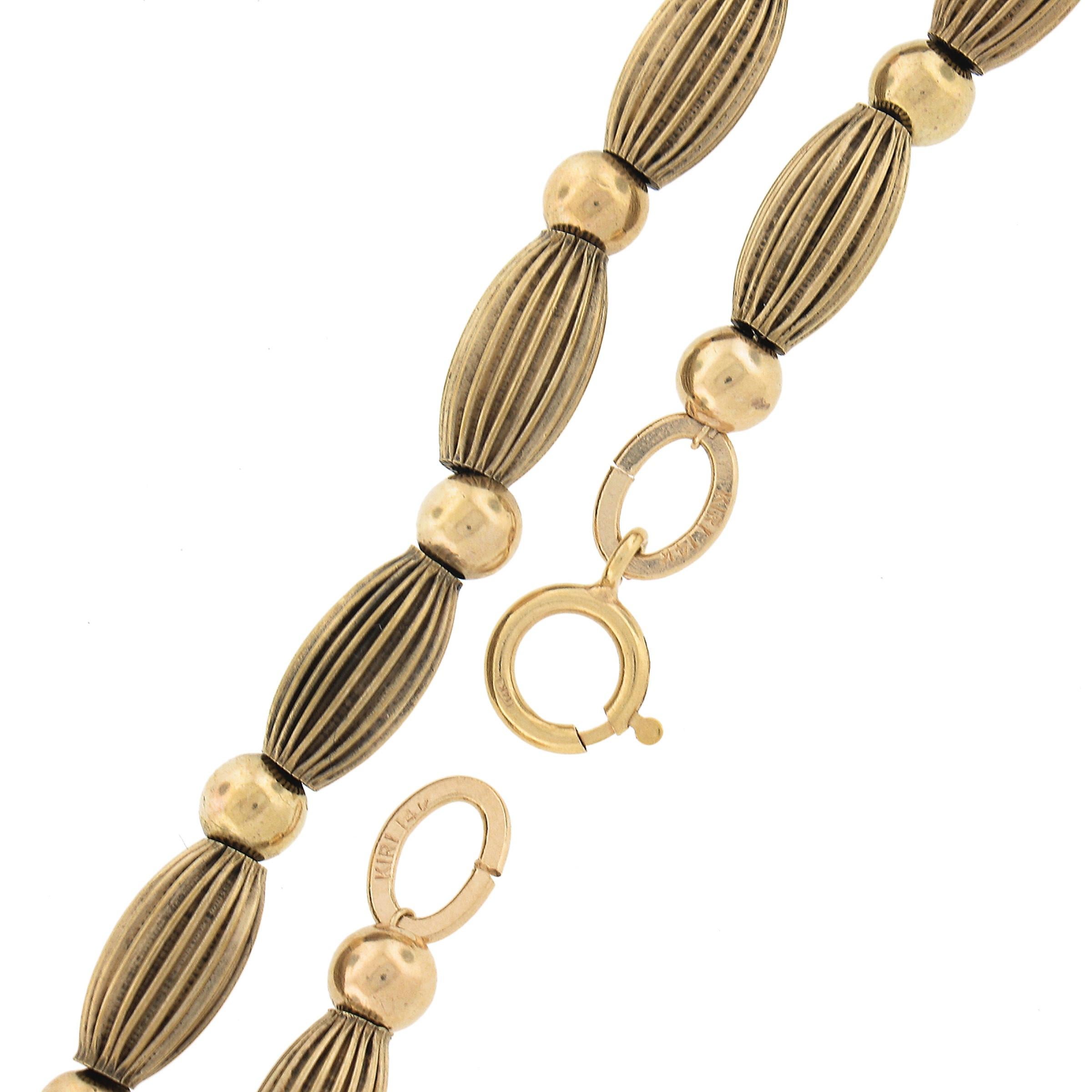 Collana vintage in oro 14k da 18