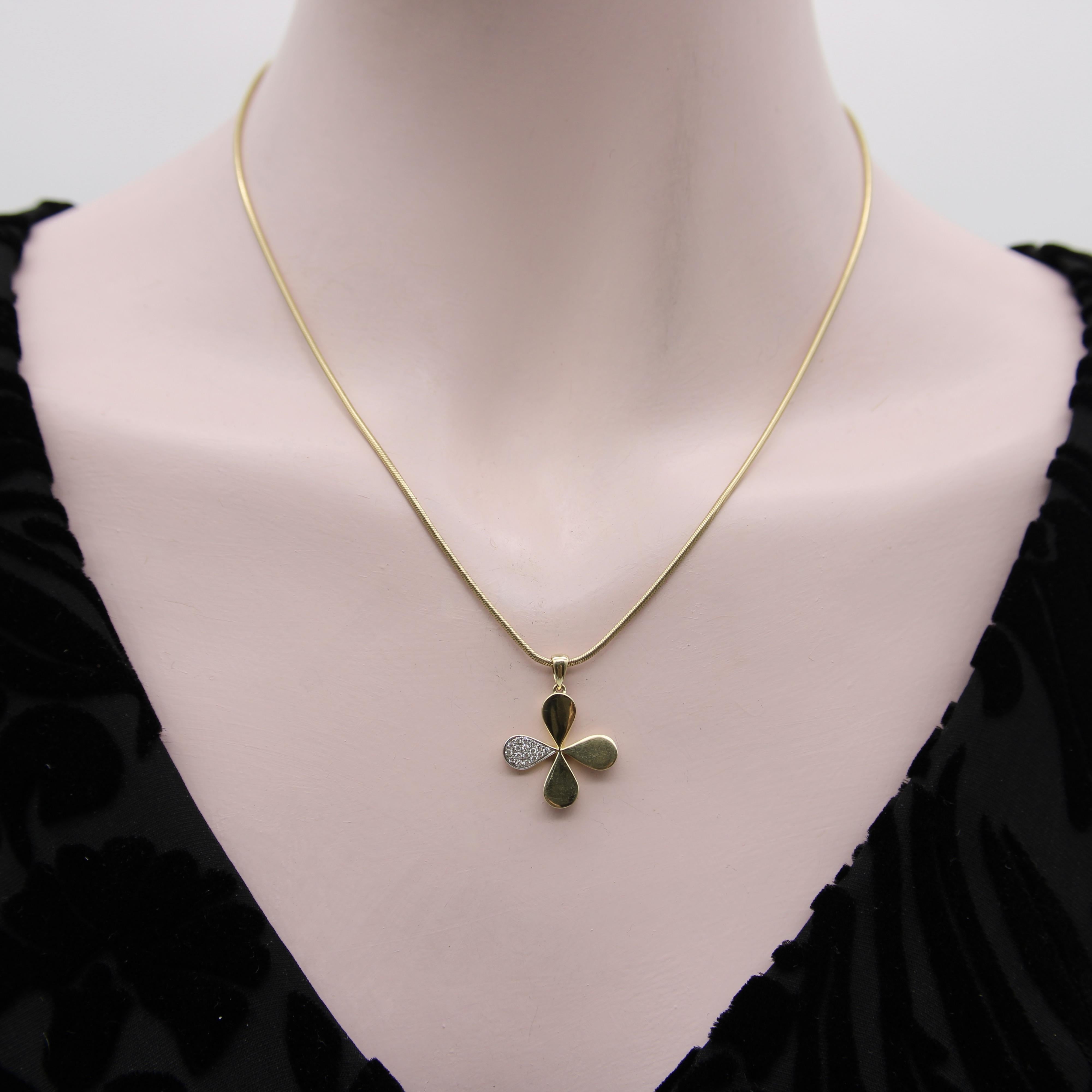 Vintage 14K Gold 18 Schlangenkette im Angebot 3