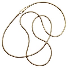 Vintage 14K Gold 18 Schlangenkette
