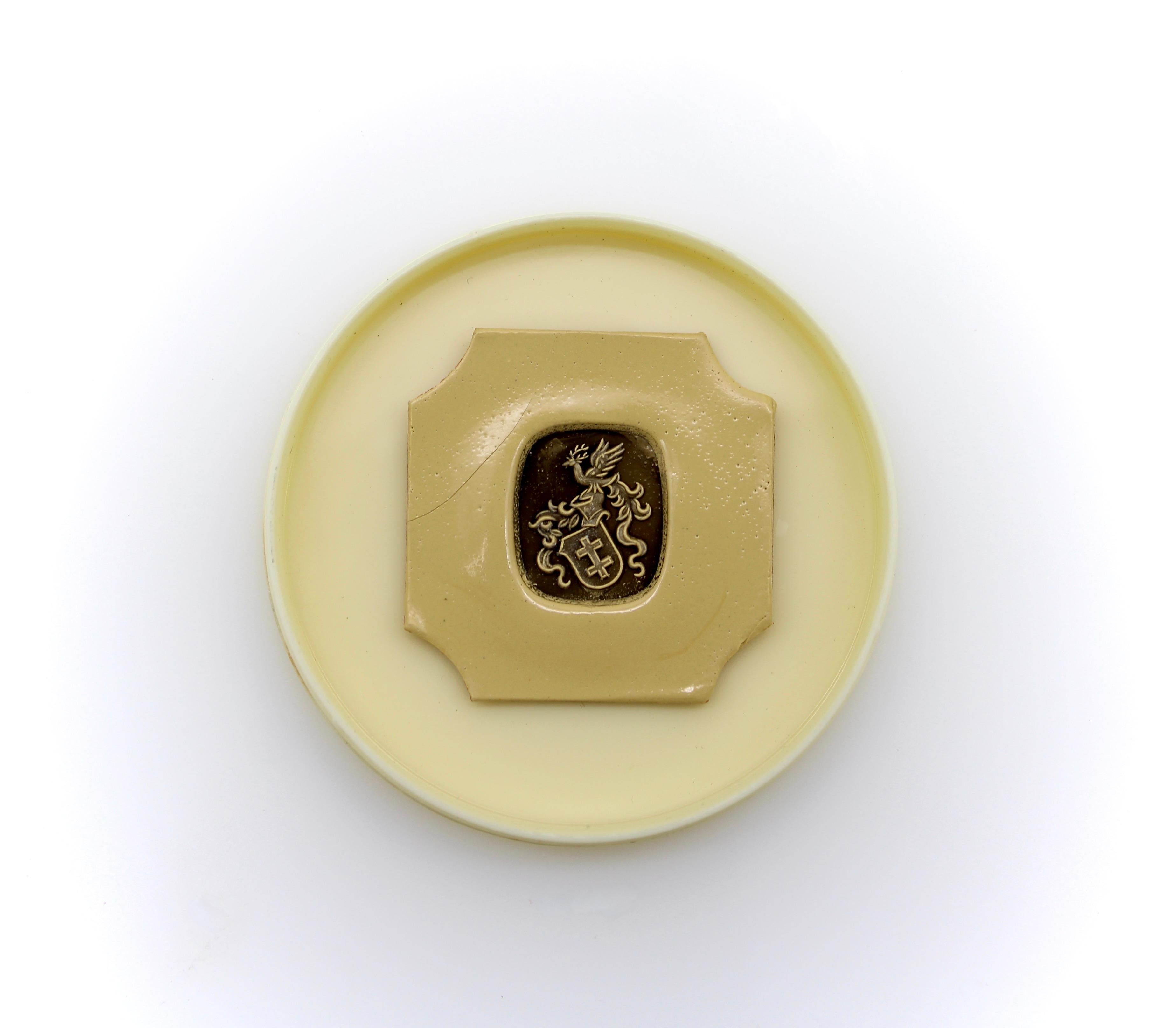 Vintage 14K Gold gebändert Achat geschnitzt Intaglio Signet Ring  3