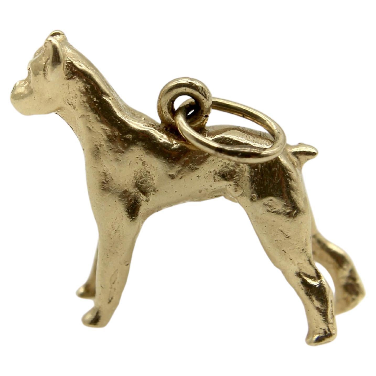 Boxer dog pendant sales