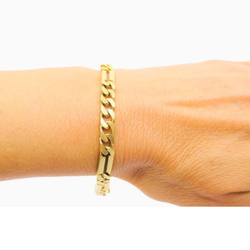Pulsera vintage de cadena de oro de 14k Curblink en Bueno estado para la venta en Beverly Hills, CA