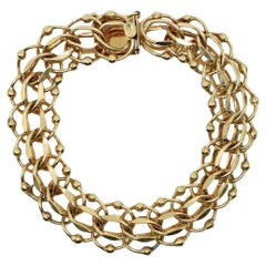 Vintage 14K Gold Chain Bracelet