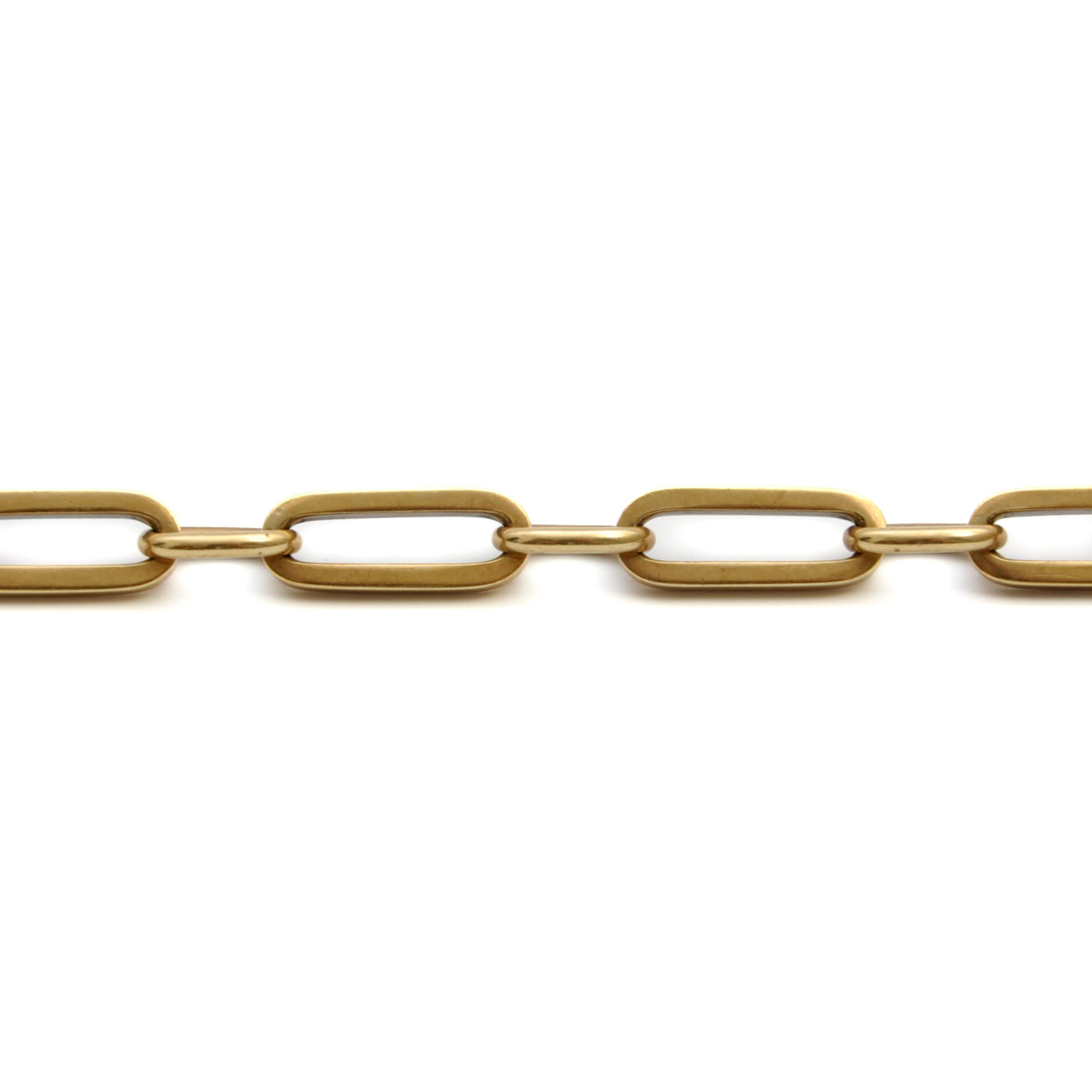 Vintage 14K Gold Closed Forever Bracelet For Sale 4