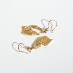 Vintage 14K Gold Dangling Earrings by Finnish Westerback Ky Made in the 1970s