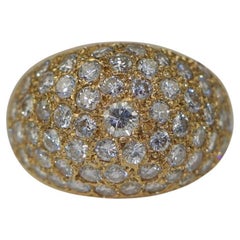 Vintage 14K Gold Diamant Bombe Ring Vintage 14K Gold Diamant Bombe Ring