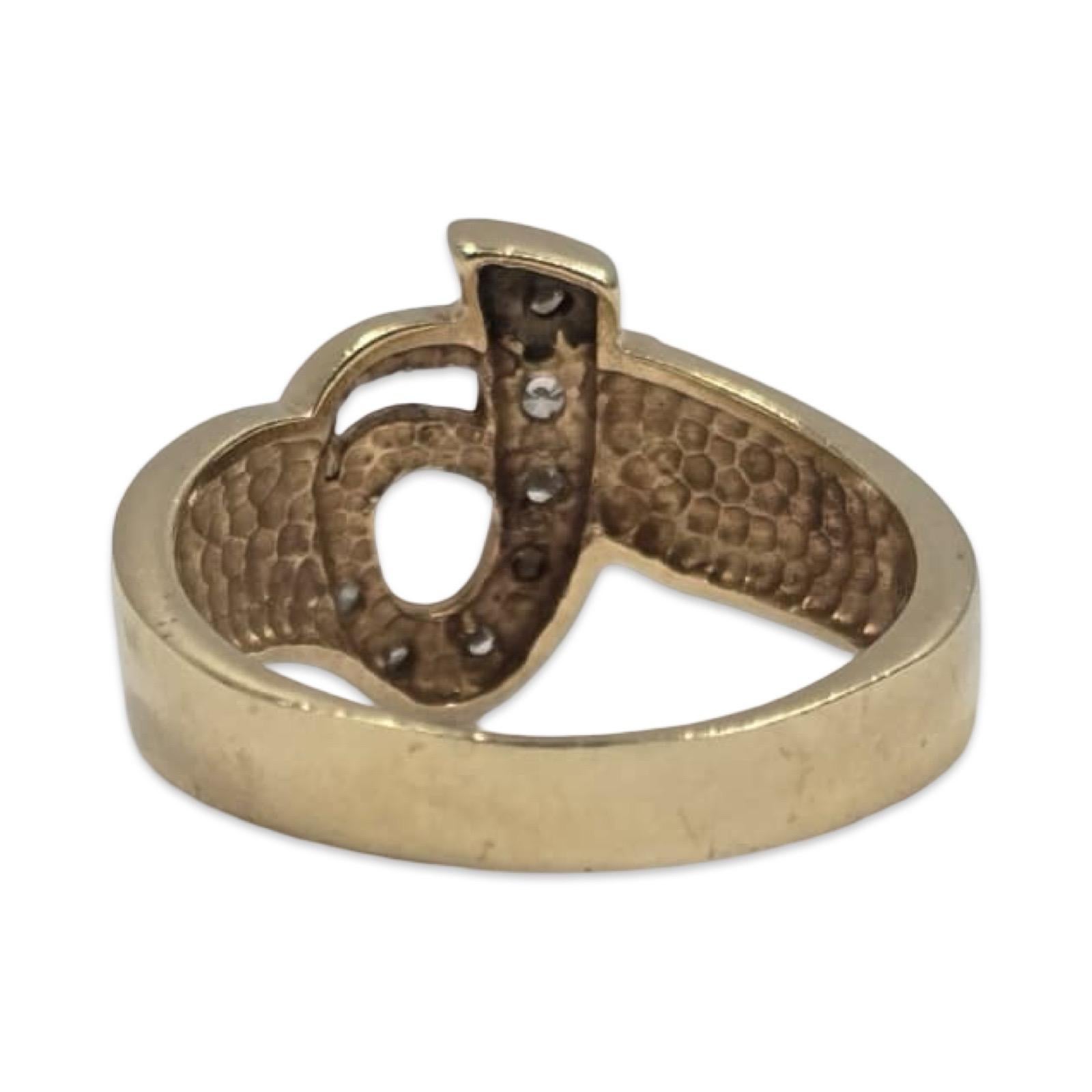 Vintage 14K Gold Diamant 