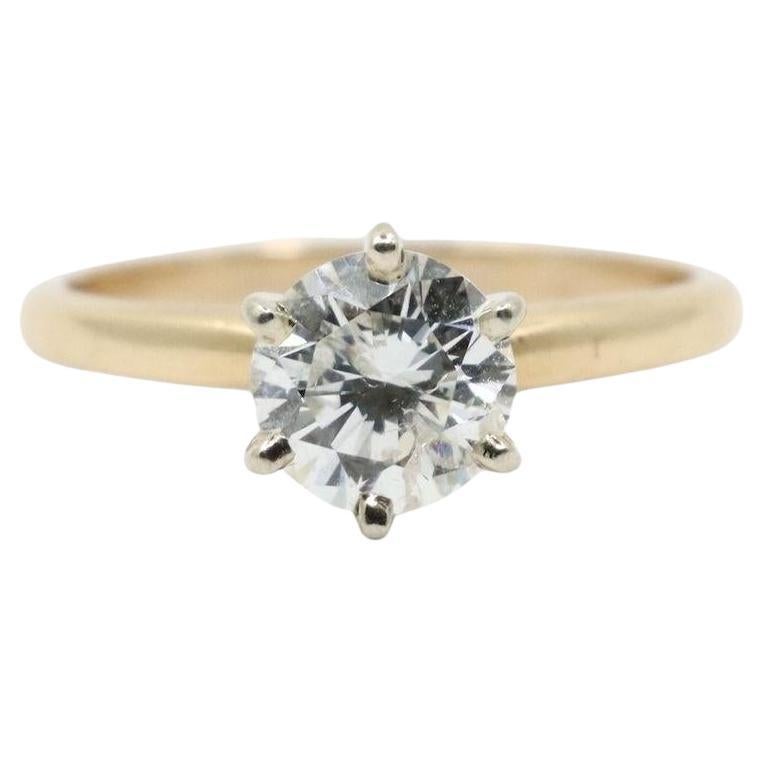 Vintage 14K Gold Diamond Ring