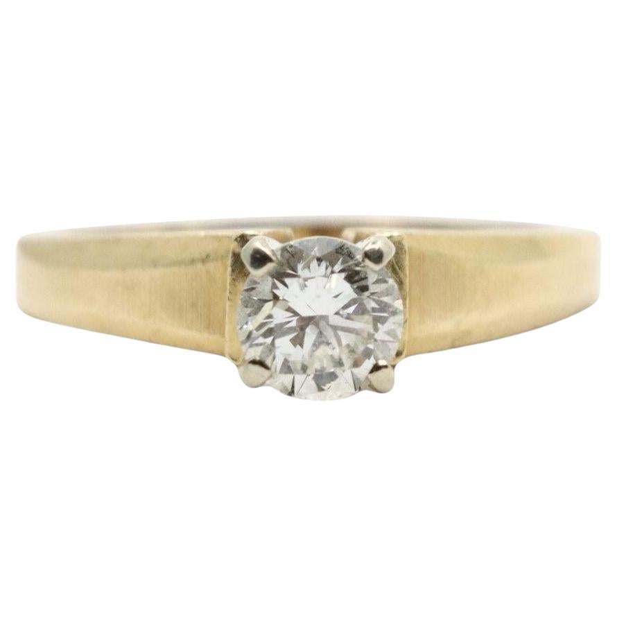 Vintage 14K Gold Diamond Ring