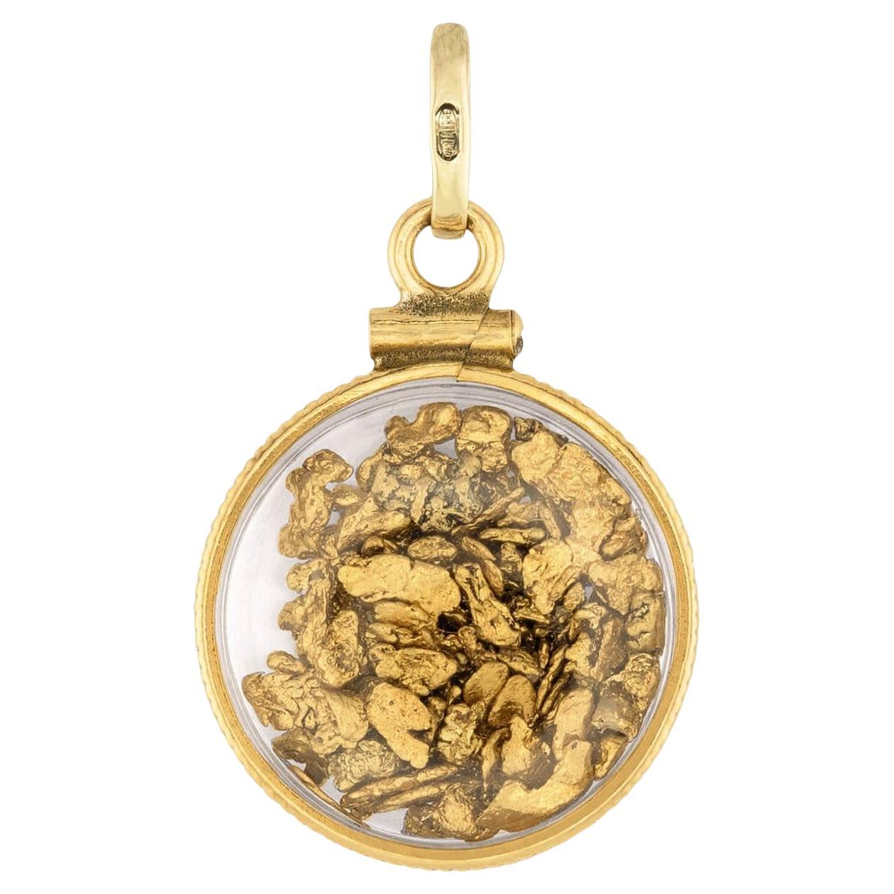 Vintage 14k "Gold Dust" Pendant/Charm