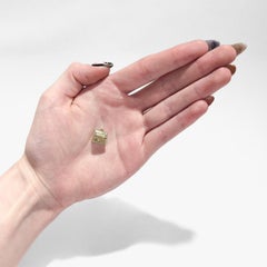 Vintage 14K Gold & Enamel Figural 'No Sale' Cash Register Charm