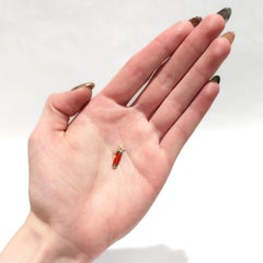 Breloque de sac de golf vintage en or 14 carats et émail pour bracelet breloque