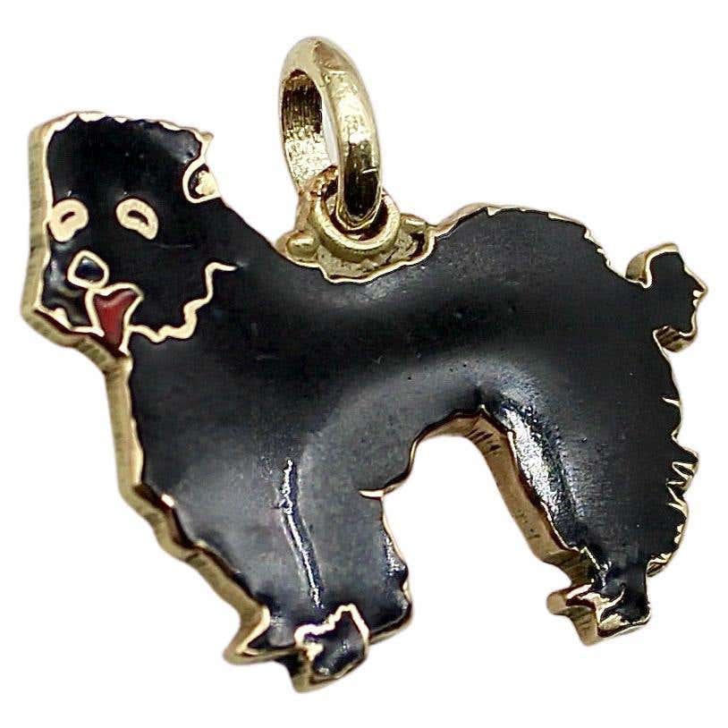 Cartier New York Art Deco Enamel 14 Karat Gold Rabbit Charm For Sale at ...