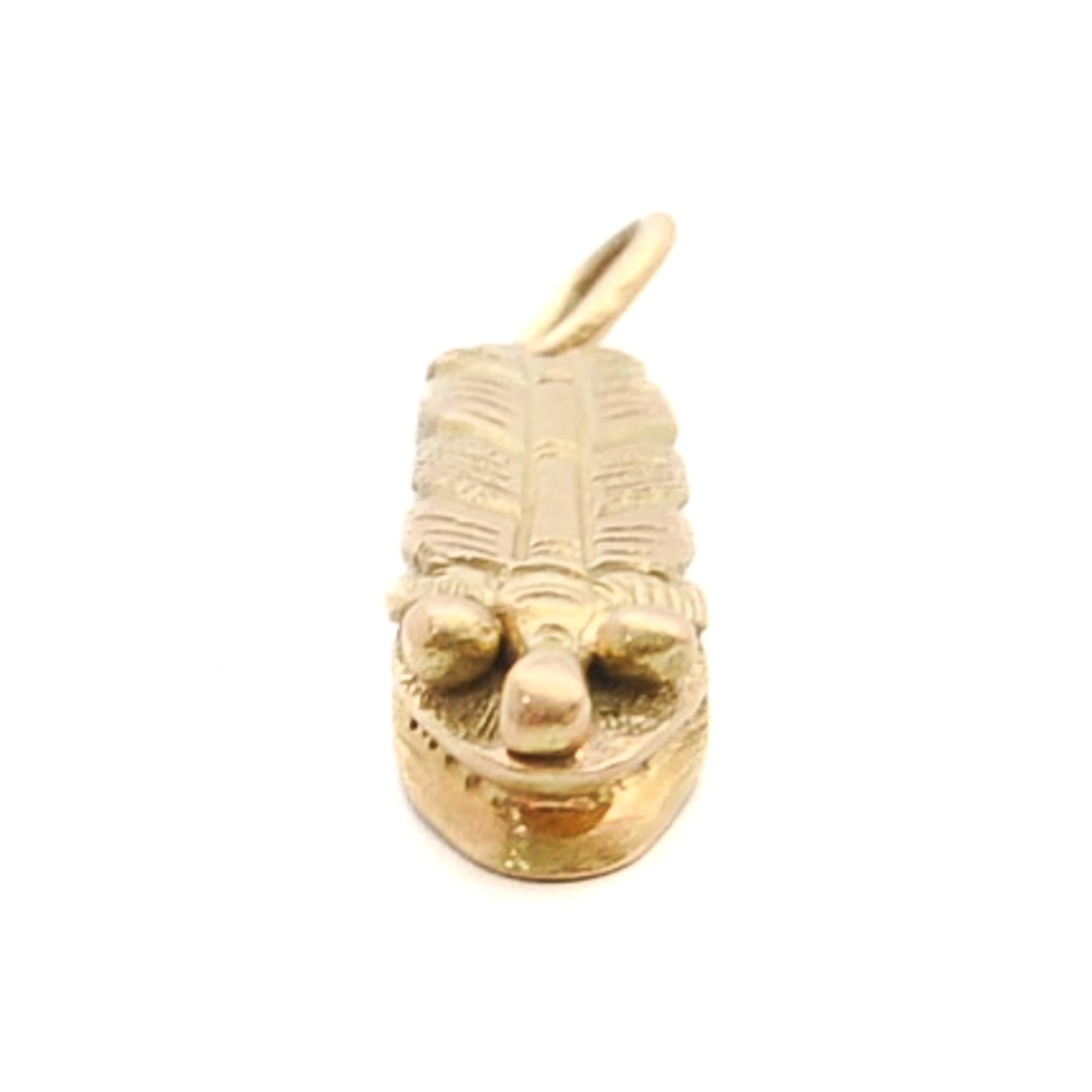 14 Karat Gold Fantasie-Tierkreation-Anhänger mit Anhänger 5