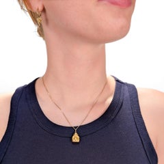 Vintage 14K Gold Figural Budai 'Fat Buddha' Charm