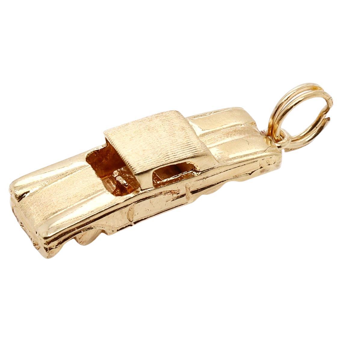 Vintage 14K Gold Figural Car Charm for a Bracelet