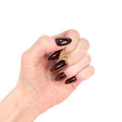 Vintage 14K Gold Figural Grand Piano Charm for a Bracelet