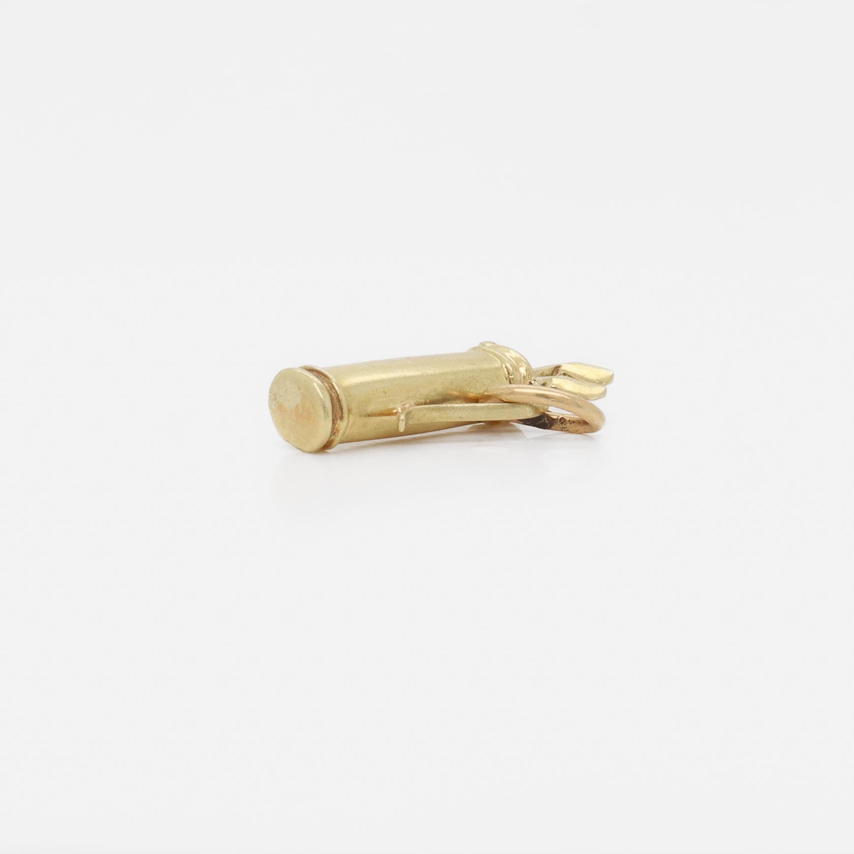 Charm in oro 14 carati per bracciale con sacca da golf in vendita 4