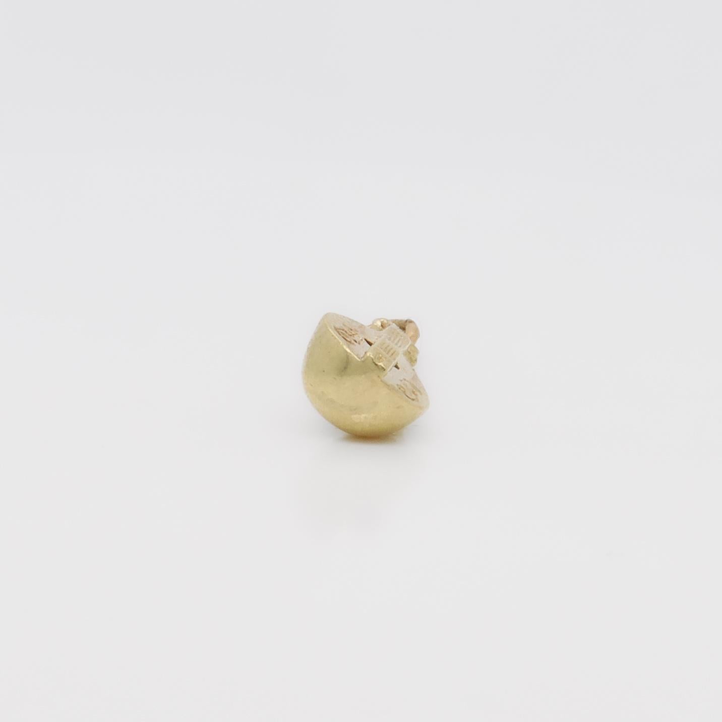 Breloque de mandoline vintage en or 14K pour un bracelet en vente 1