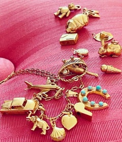 Vintage 14k Gold Mercedes Car Charm