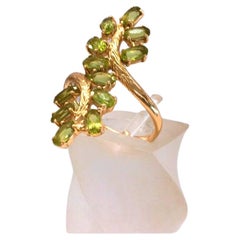 Vintage Peridot Gold Ring